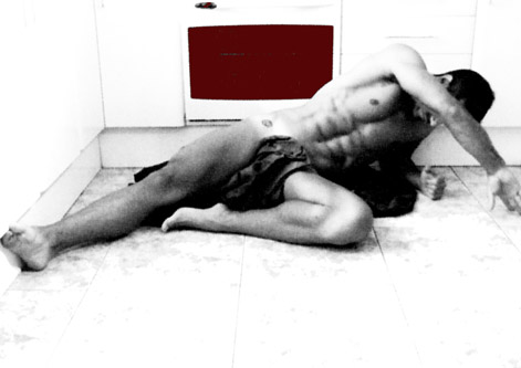 Coking task made by artist Aidan Muriz in Barcelona